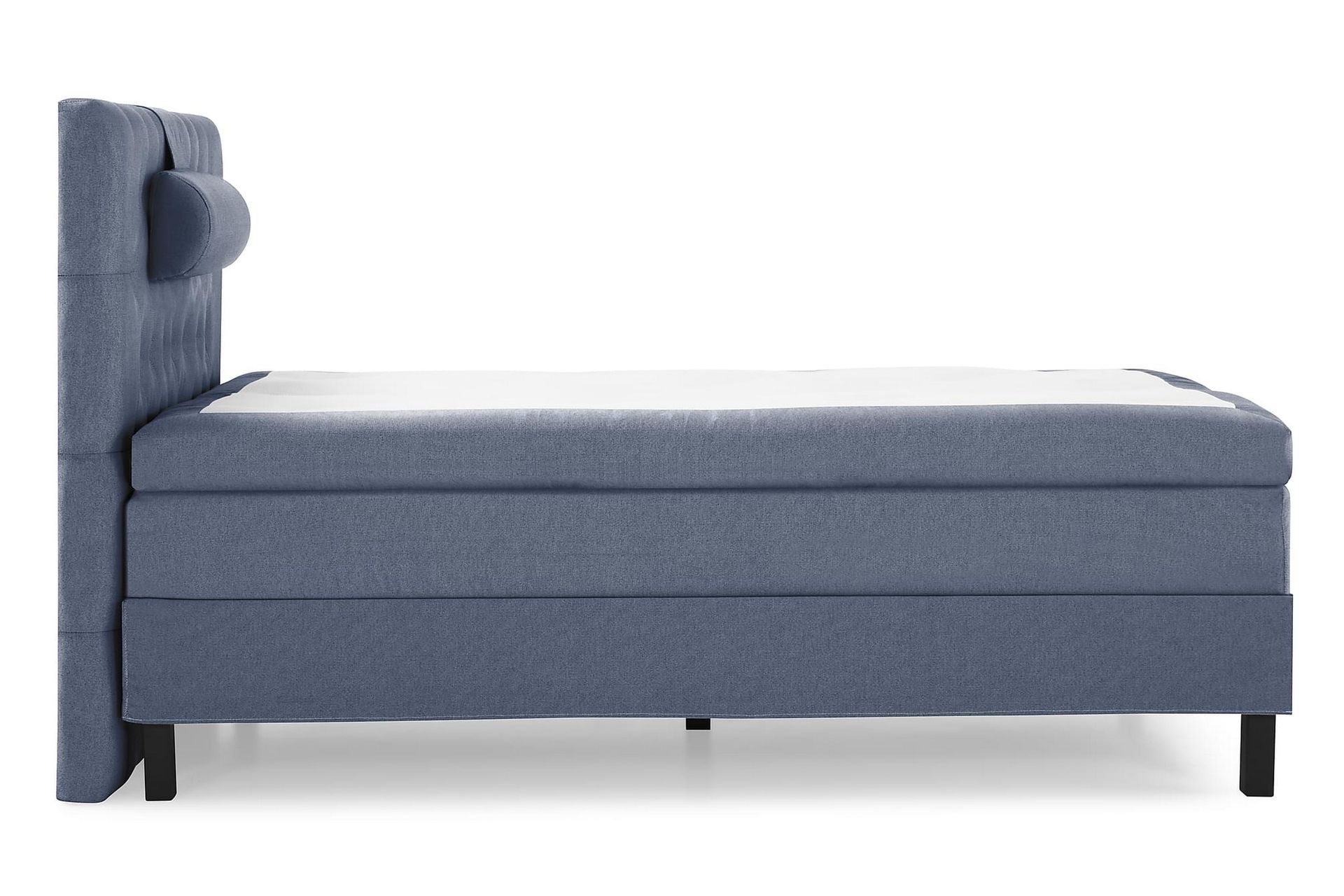 Lucky Komplett Sengepakke 120x200 Polyeter Diamant Sengegavl - Nakkepute Stor Mørkeblå - Møbler - Senger - Komplett sengepakke