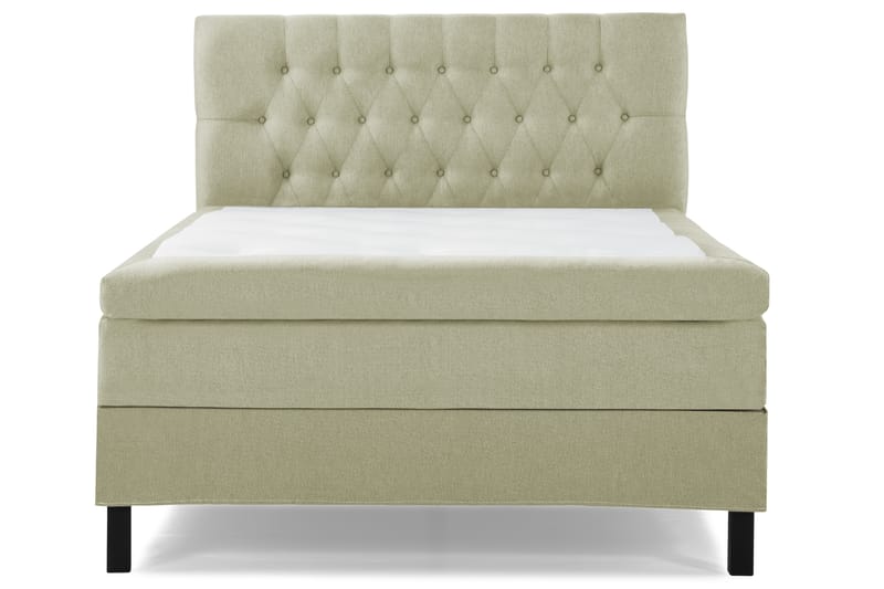 Lucky Komplett Sengepakke 120x200 Polyeter Diamant Sengegavl - Grønn - Møbler - Senger - Komplett sengepakke