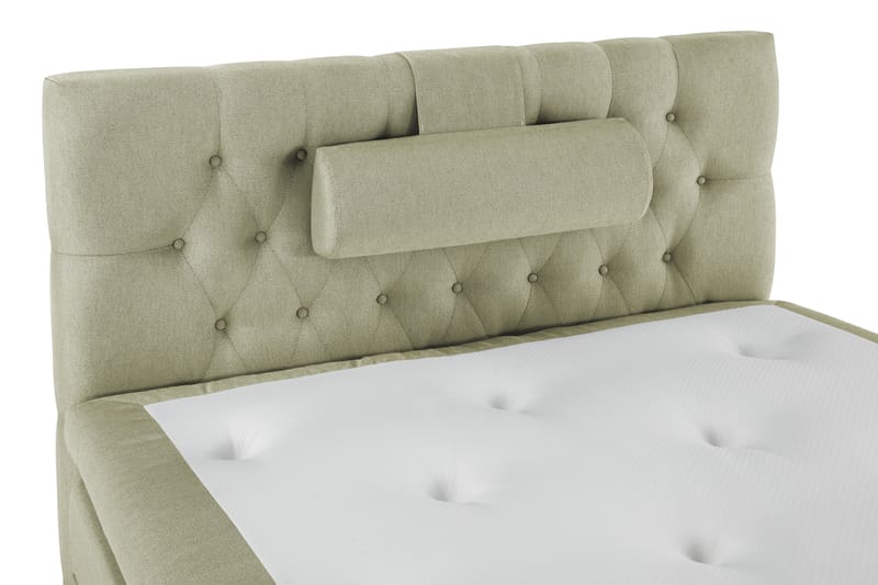 Lucky Komplett Sengepakke 120x200 Polyeter Diamant Sengegavl - Nakkepute Stor Grønn - Møbler - Senger - Komplett sengepakke