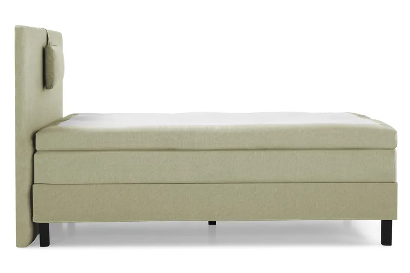 Lucky Komplett Sengepakke 120x200 Polyeter Glatt Sengegavl - Nakkepute Liten Grønn - Møbler - Senger - Kontinentalsenger