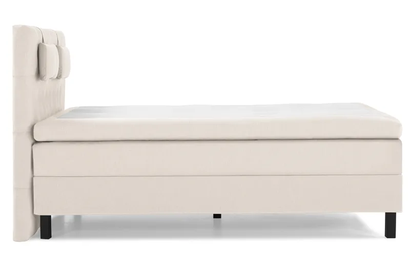 Lucky Komplett Sengepakke 140x200 Lateks Diamant Sengegavl - Nakkepute Liten Beige - Møbler - Senger - Kontinentalsenger