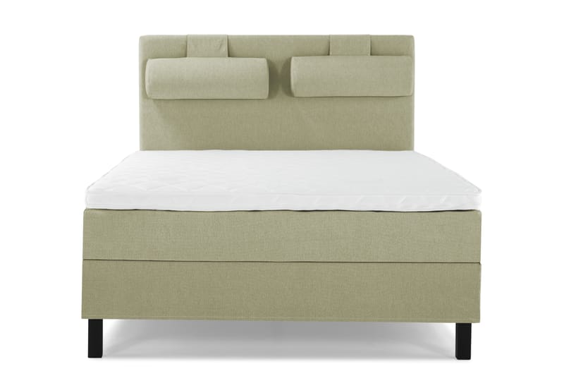 Lucky Komplett Sengepakke 140x200 Skum Glatt Sengegavl - Nakkepute Stor Grønn - Møbler - Senger - Komplett sengepakke