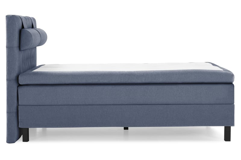 Lucky Komplett Sengepakke 140x200 Polyeter Diamant Sengegavl - Nakkepute Stor Mørkeblå - Møbler - Senger - Komplett sengepakke