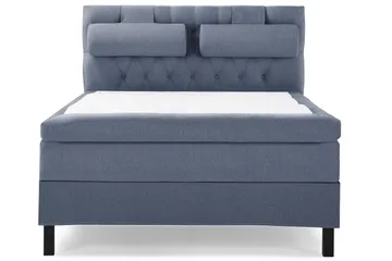 Lucky Komplett Sengepakke 140x200 Polyeter Diamant Sengegavl