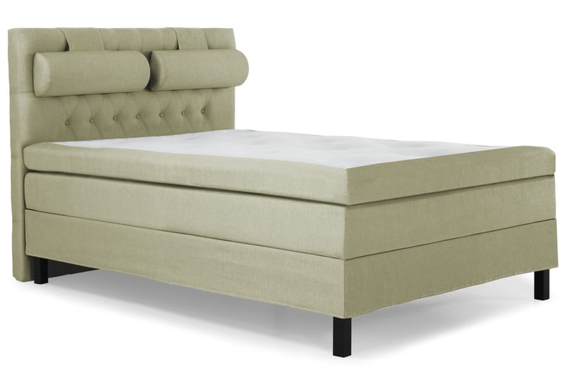 Lucky Komplett Sengepakke 140x200 Polyeter Diamant Sengegavl - Nakkepute Stor Grønn - Møbler - Senger - Komplett sengepakke