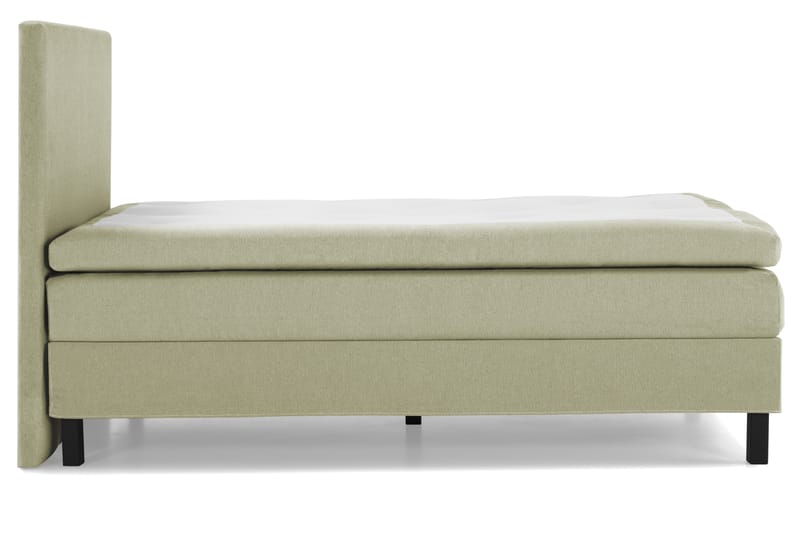 Lucky Komplett Sengepakke 140x200 Polyeter Glatt Sengegavl - Grønn - Møbler - Senger - Komplett sengepakke