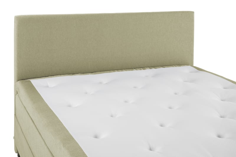 Lucky Komplett Sengepakke 160x200 Lateks Glatt Sengegavl - Grønn - Møbler - Senger - Kontinentalsenger