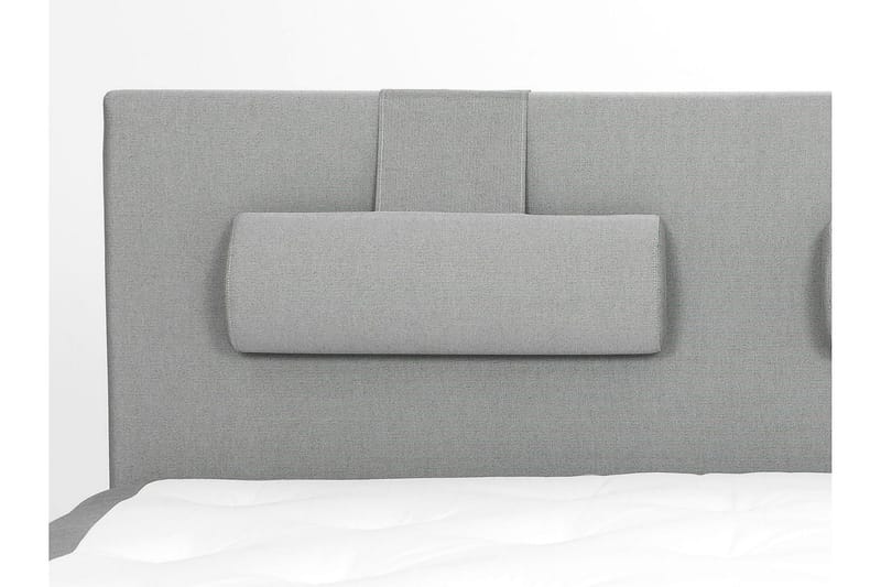 Lucky Komplett Sengepakke 160x200 Lateks Glatt Sengegavl - Nakkepute Stor Mellangrå - Møbler - Senger - Kontinentalsenger