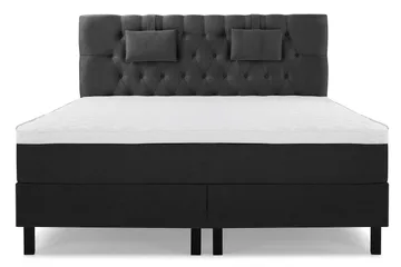 Lucky Komplett Sengepakke 160x200 Skum Diamant Sengegavl