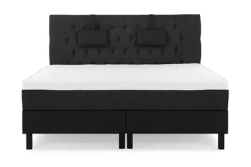 Lucky Komplett Sengepakke 160x200 Skum Diamant Sengegavl