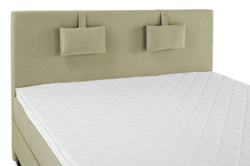 Lucky Komplett Sengepakke 160x200 Skum Glatt Sengegavl - Nakkepute Liten Grønn - Møbler - Senger - Komplett sengepakke