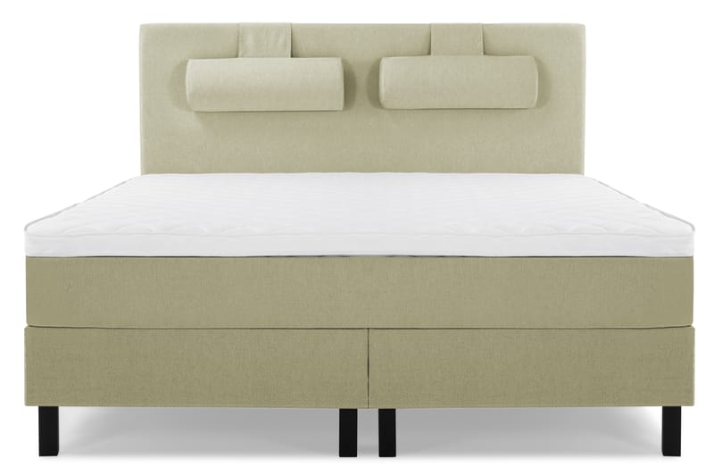 Lucky Komplett Sengepakke 160x200 Skum Glatt Sengegavl - Nakkepute Stor Grønn - Møbler - Senger - Komplett sengepakke