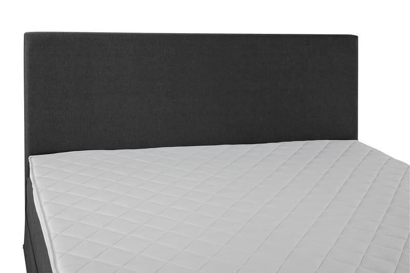 Lucky Komplett Sengepakke 160x200 Skum Glatt Sengegavl - Svart/Grå - Møbler - Senger - Komplett sengepakke