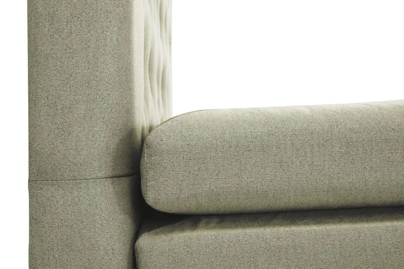 Lucky Komplett Sengepakke 160x200 Polyeter Diamant Sengegavl - Nakkepute Stor Grønn - Møbler - Senger - Kontinentalsenger