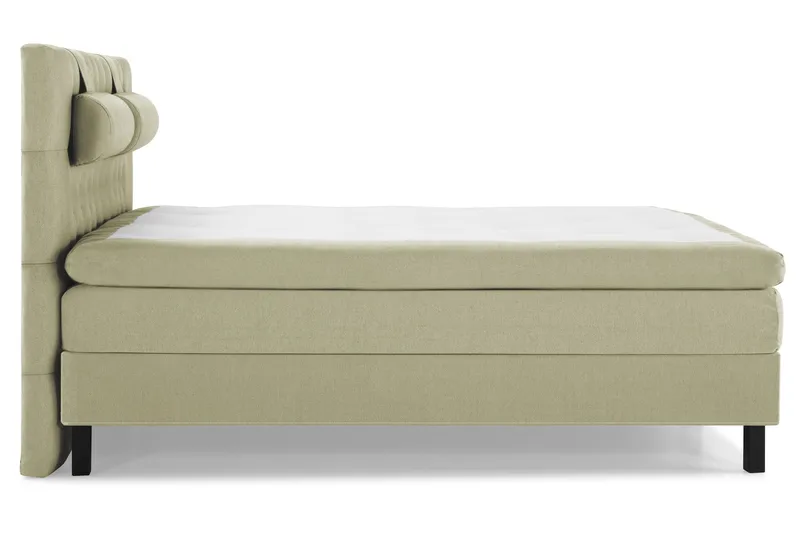 Lucky Komplett Sengepakke 160x200 Polyeter Diamant Sengegavl - Nakkepute Stor Grønn - Møbler - Senger - Kontinentalsenger