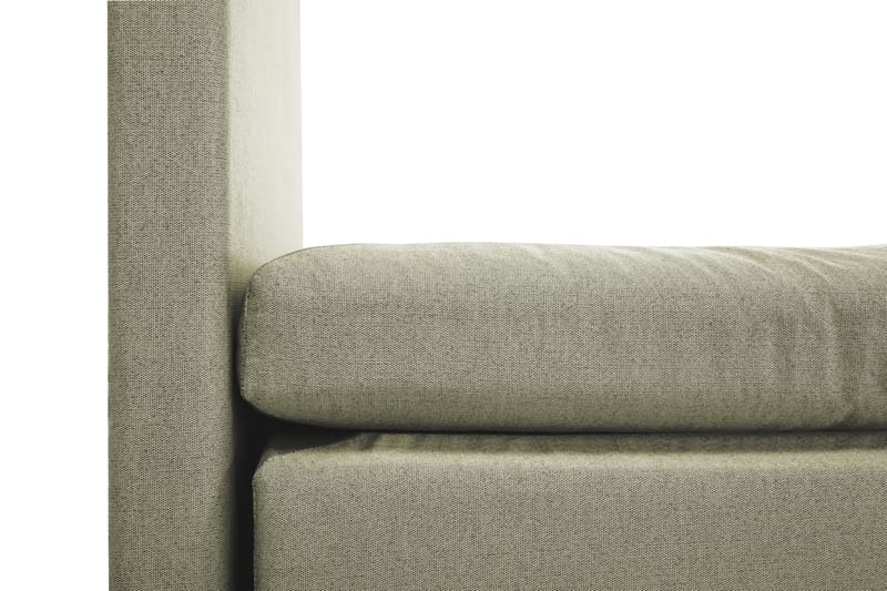 Lucky Komplett Sengepakke 160x200 Polyeter Glatt Sengegavl - Nakkepute Liten Grønn - Møbler - Senger - Kontinentalsenger