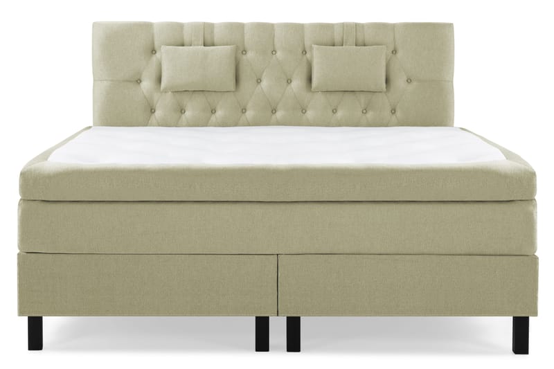 Lucky Komplett Sengepakke 180x200 Lateks Diamant Sengegavl - Nakkepute Liten Grønn - Møbler - Senger - Kontinentalsenger