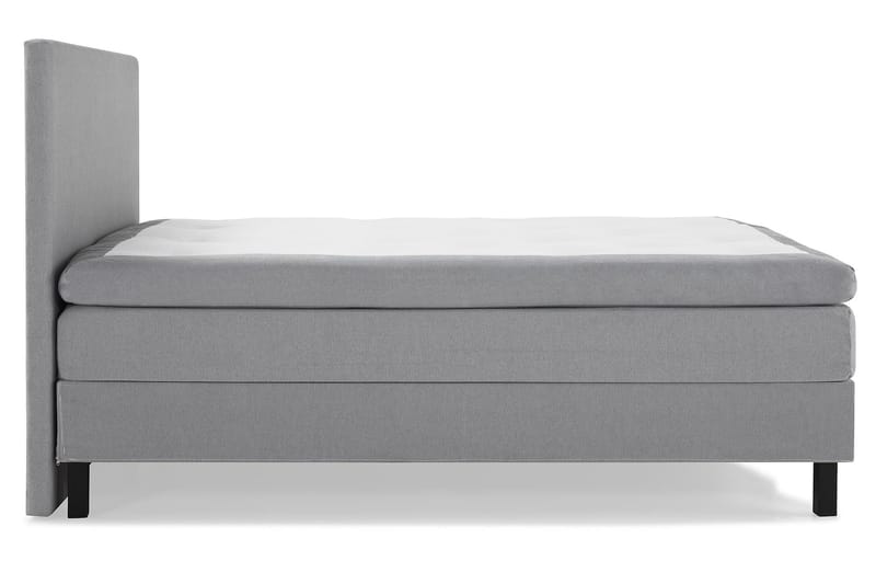 Lucky Komplett Sengepakke 180x200 Lateks Glatt Sengegavl - Mellangrå - Møbler - Senger - Kontinentalsenger