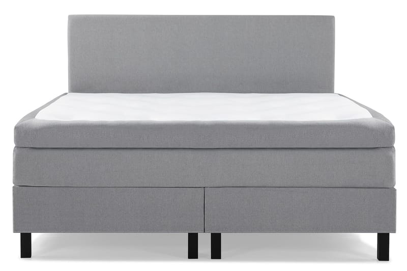 Lucky Komplett Sengepakke 180x200 Lateks Glatt Sengegavl - Mellangrå - Møbler - Senger - Kontinentalsenger