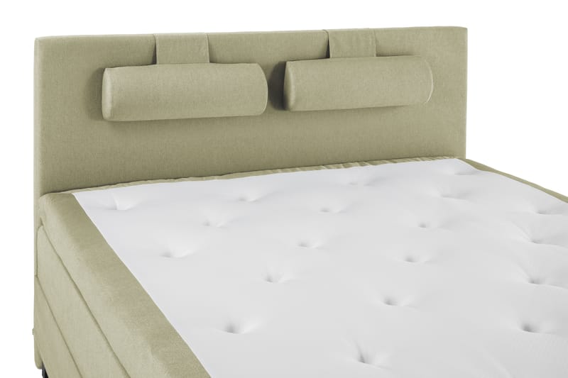 Lucky Komplett Sengepakke 180x200 Lateks Glatt Sengegavl - Nakkepute Stor Grønn - Møbler - Senger - Komplett sengepakke
