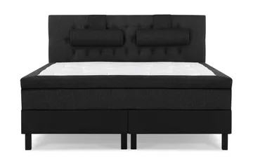 Lucky Komplett Sengepakke 180x200 Memory Diamant Sengegavl