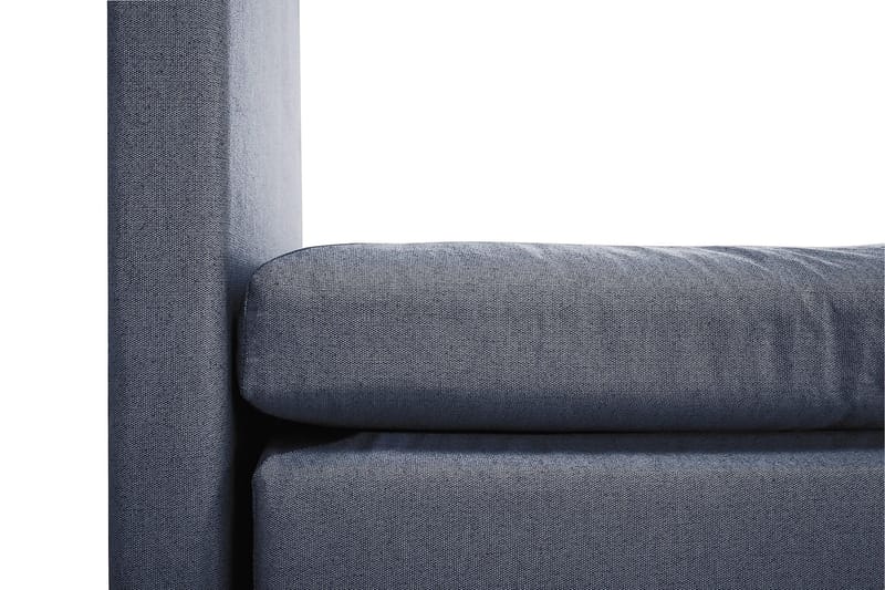 Lucky Komplett Sengepakke 180x200 Memory Glatt Sengegavl - Mørkeblå - Møbler - Senger - Kontinentalsenger