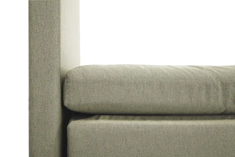 Lucky Komplett Sengepakke 180x200 Polyeter Glatt Sengegavl - Grønn - Møbler - Senger - Kontinentalsenger