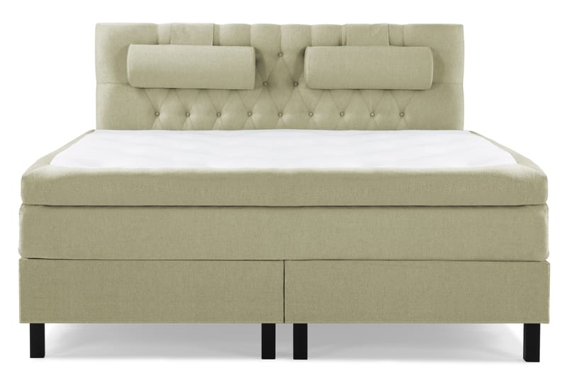 Lucky Komplett Sengepakke 180x200 Polyeter Diamant Sengegavl - Nakkepute Stor Grønn - Møbler - Senger - Komplett sengepakke