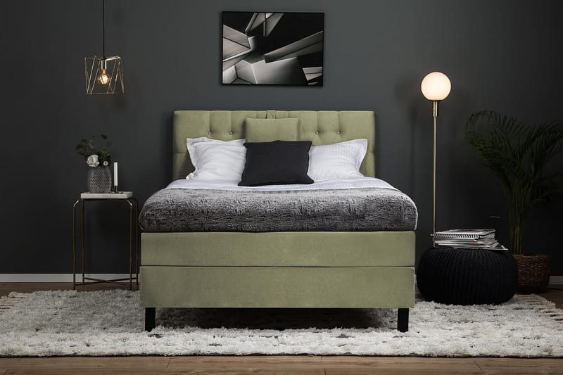 Lucky Kontinentalseng 120x200 Memory - Grønn - Møbler - Senger - Kontinentalsenger
