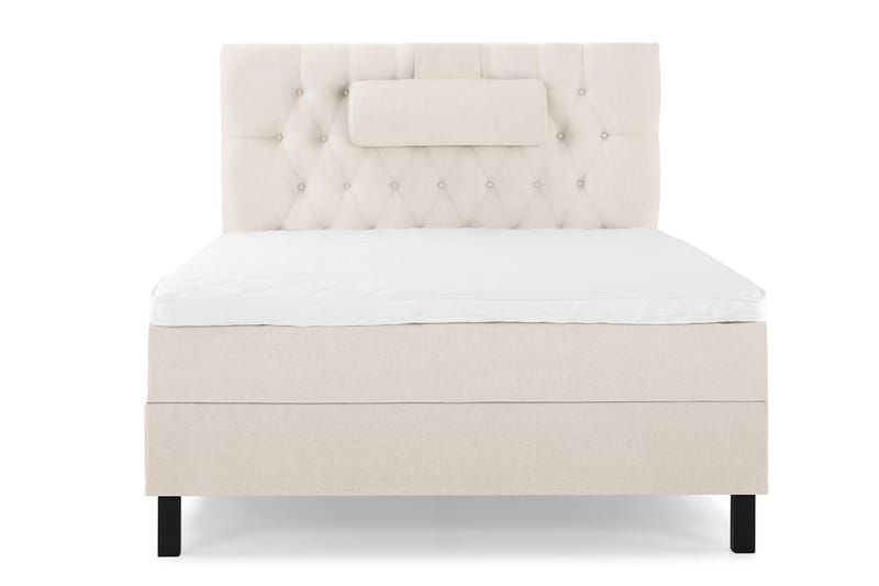 Lucky Kontinentalseng 120x200 Skum - Beige - Møbler - Senger - Komplett sengepakke