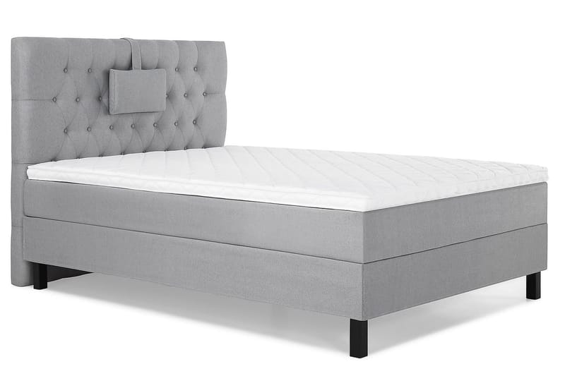 Lucky Kontinentalseng 120x200 Skum - Mellangrå - Møbler - Senger - Kontinentalsenger