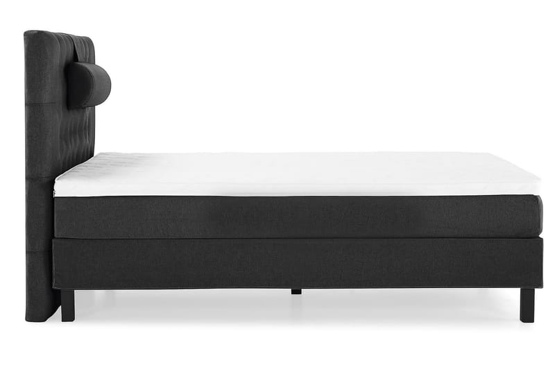 Lucky Kontinentalseng 120x200 Skum - Svart/Grå - Møbler - Senger - Kontinentalsenger