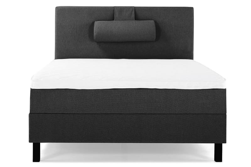Lucky Kontinentalseng 120x200 Skum - Svart/Grå - Møbler - Senger - Kontinentalsenger
