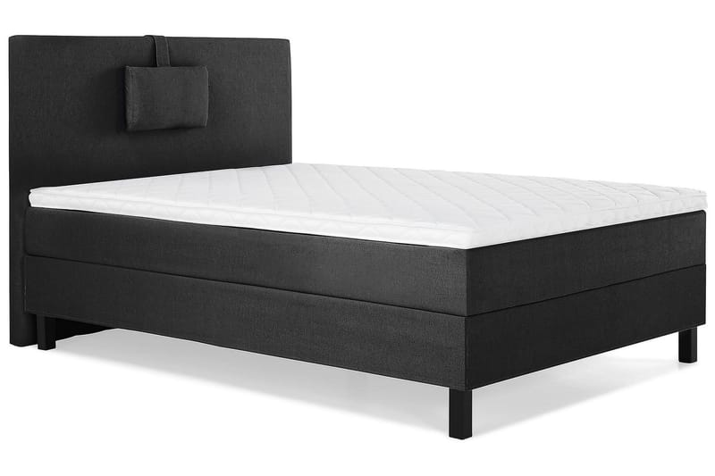 Lucky Kontinentalseng 120x200 Skum - Svart/Grå - Møbler - Senger - Kontinentalsenger