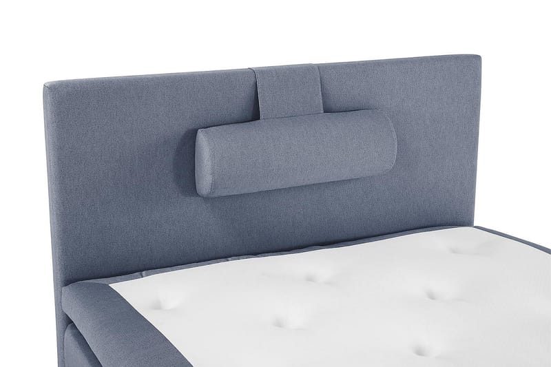 Lucky Kontinentalseng 120x200 Polyeter - Mørkeblå - Møbler - Senger - Komplett sengepakke