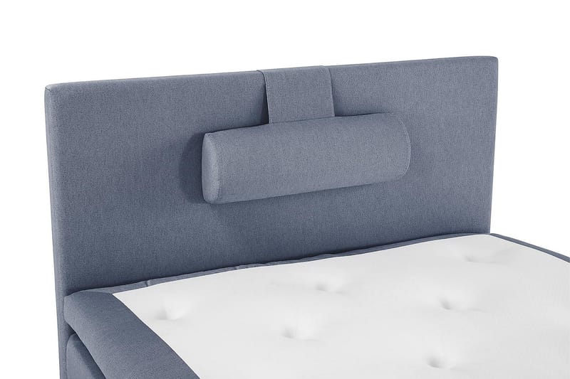 Lucky Kontinentalseng 120x200 Polyeter - Mørkeblå - Komplett sengepakke - Kontinentalsenger