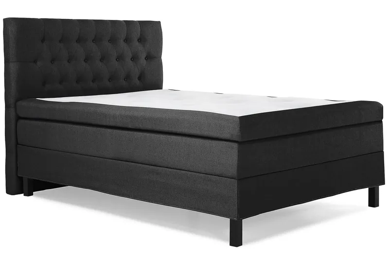 Lucky Kontinentalseng 140x200 Lateks - Svart/Grå - Møbler - Senger - Kontinentalsenger