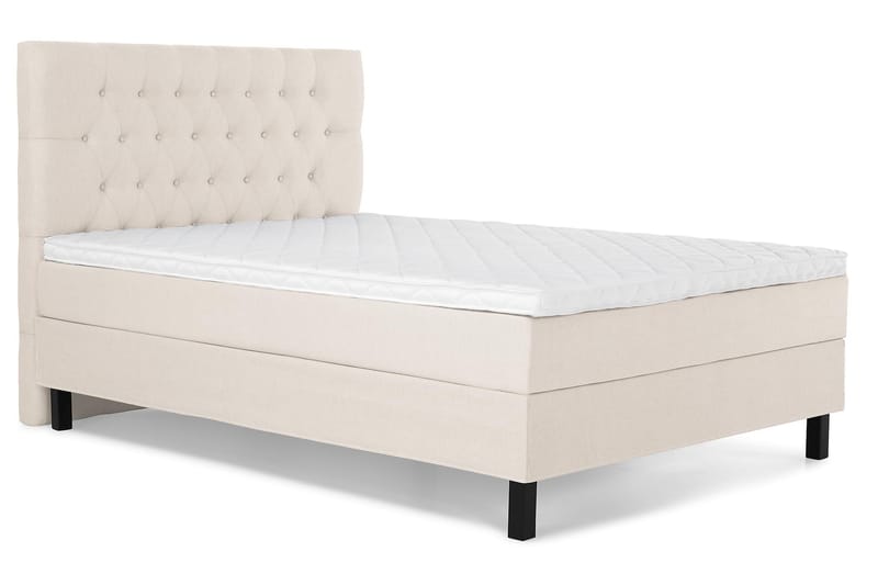 Lucky Kontinentalseng 140x200 Skum - Beige - Møbler - Senger - Komplett sengepakke