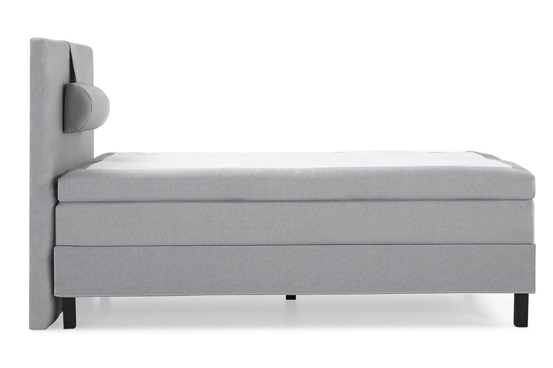Lucky Kontinentalseng 140x200 Polyeter - Mellangrå - Møbler - Senger - Komplett sengepakke