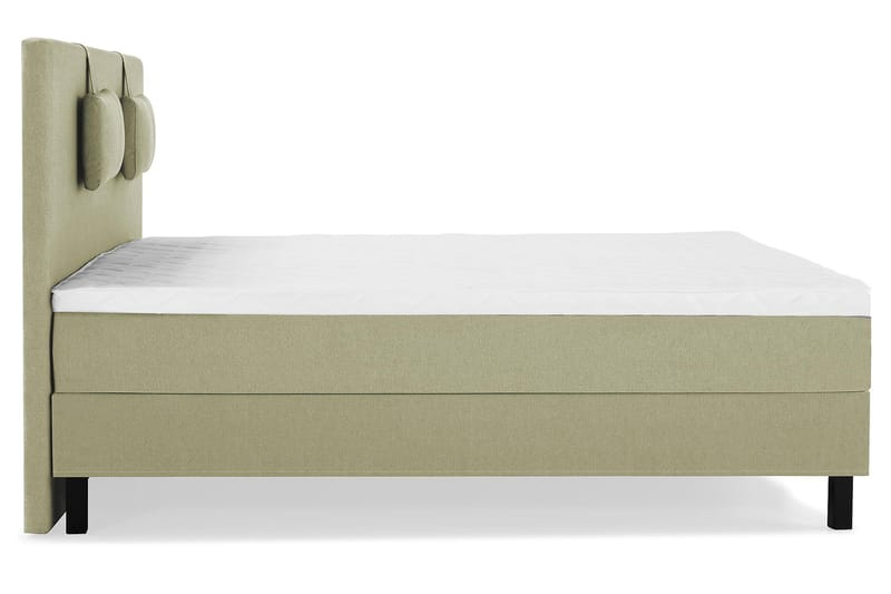 Lucky Kontinentalseng 150x200 Skum - Grønn - Møbler - Senger - Komplett sengepakke