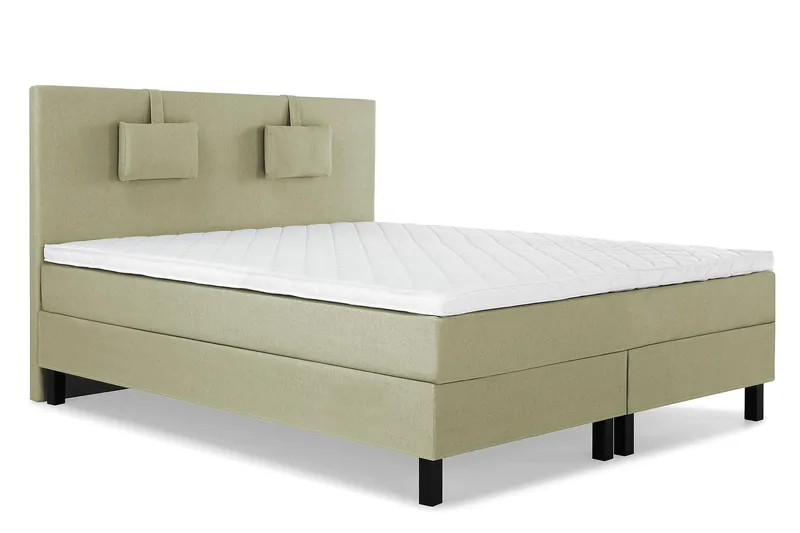 Lucky Kontinentalseng 150x200 Skum - Grønn - Møbler - Senger - Kontinentalsenger