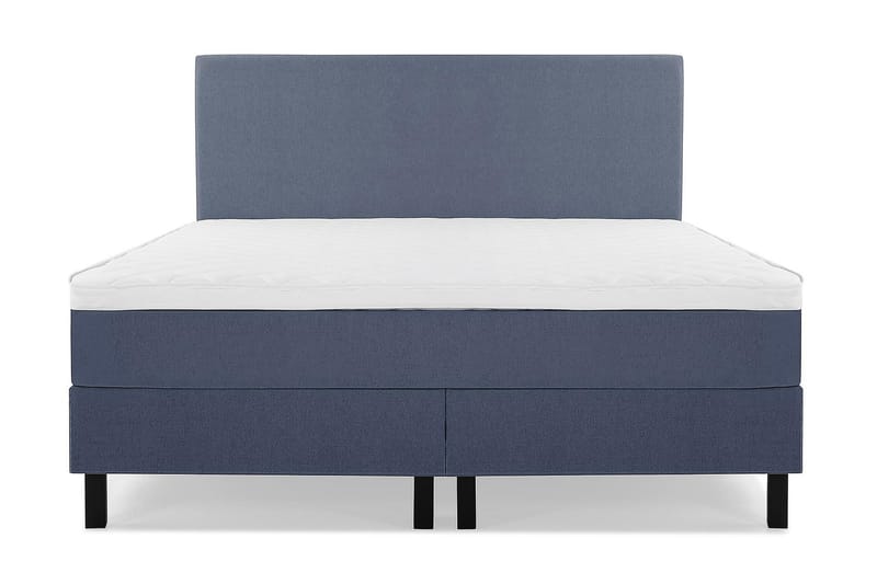 Lucky Kontinentalseng 150x200 Skum - Mørkeblå - Komplett sengepakke - Kontinentalsenger