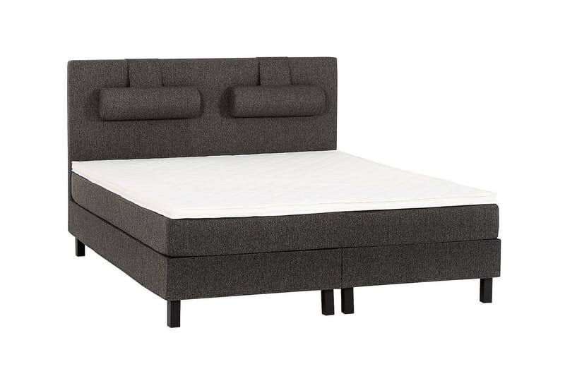 Lucky Kontinentalseng 150x200 Skum - Svart/Grå - Møbler - Senger - Kontinentalsenger