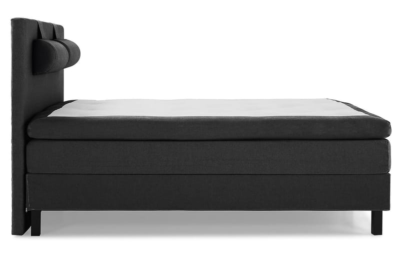 Lucky Kontinentalseng 150x200 Polyeter - Svart/Grå - Møbler - Senger - Kontinentalsenger