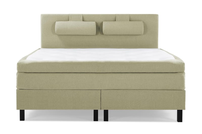 Lucky Kontinentalseng 150x200 Polyeter - Grønn - Møbler - Senger - Komplett sengepakke
