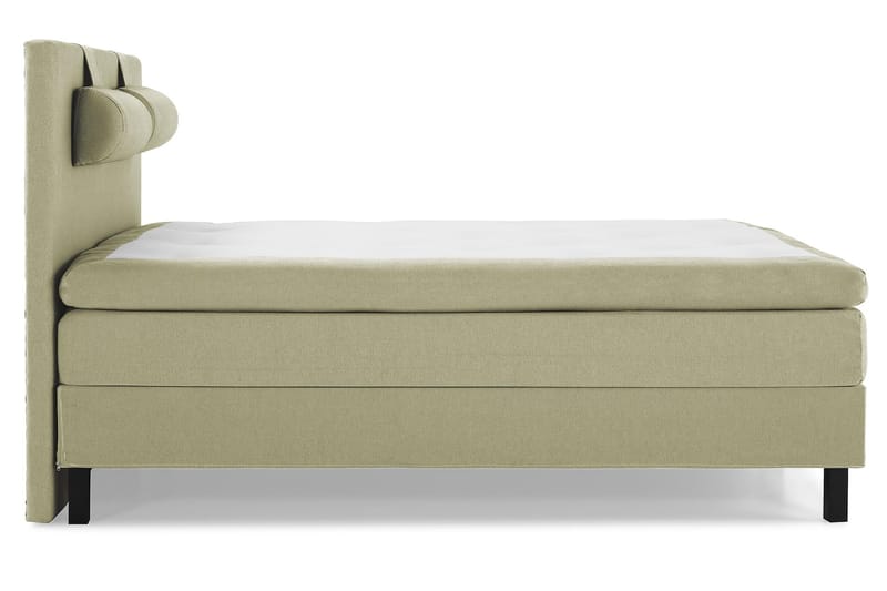 Lucky Kontinentalseng 150x200 Polyeter - Grønn - Møbler - Senger - Komplett sengepakke