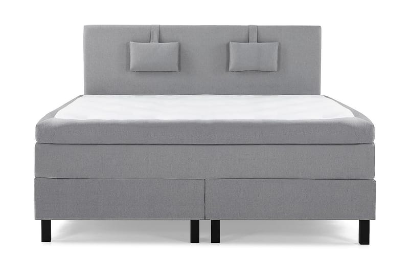 Lucky Kontinentalseng 150x200 Polyeter - Mellangrå - Møbler - Senger - Kontinentalsenger