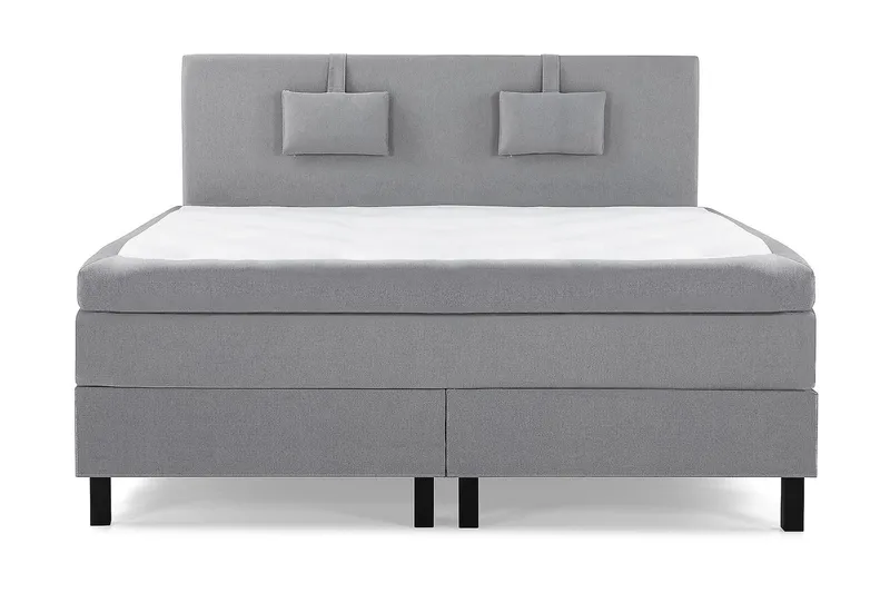 Lucky Kontinentalseng 150x200 Polyeter - Mellangrå - Møbler - Senger - Kontinentalsenger