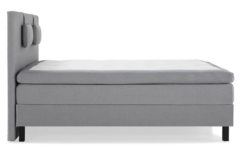 Lucky Kontinentalseng 150x200 Polyeter - Mellangrå - Møbler - Senger - Kontinentalsenger