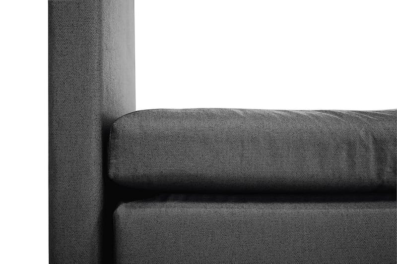 Lucky Kontinentalseng 150x200 Polyeter - Svart/Grå - Møbler - Senger - Kontinentalsenger